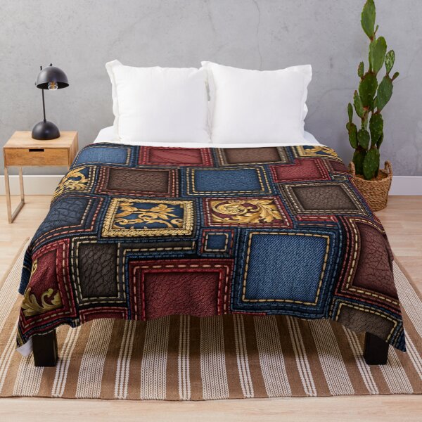 Item preview, Baroque Leather Mosaic designed and sold by Kaleidoscope Print.