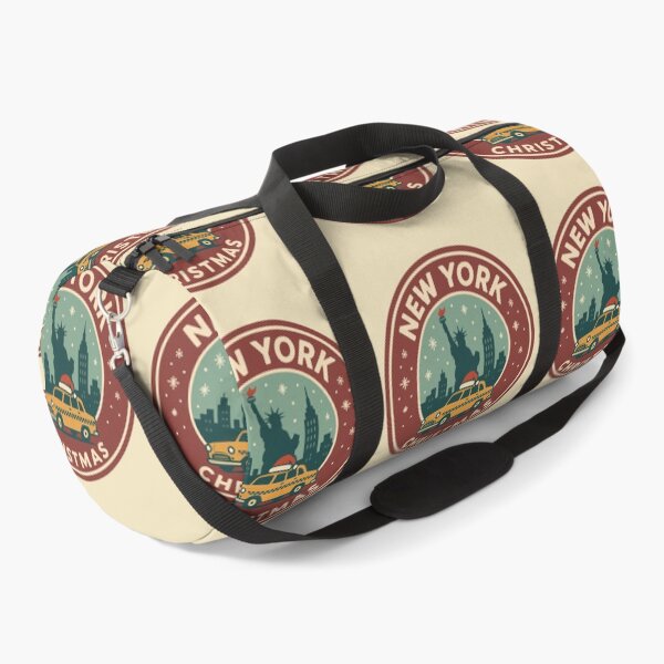 Item preview, Vintage NYC Christmas Badge – Retro New York Holiday Design designed and sold by Globalcitytees.