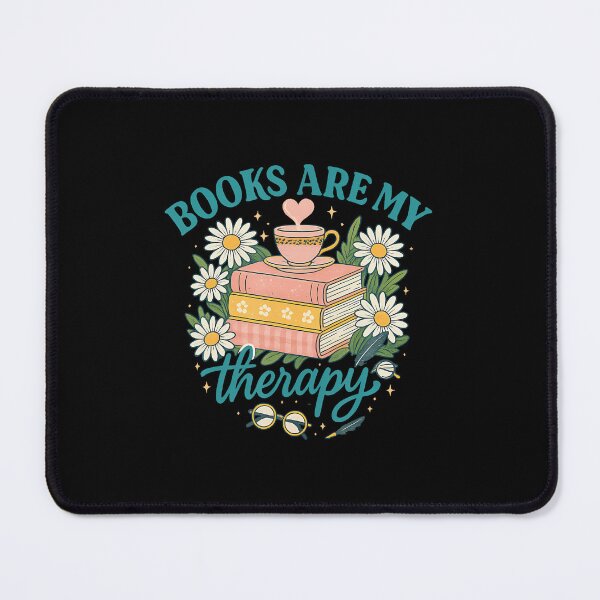 Item preview, Books Are My Therapy Cozy Cottagecore Reading designed and sold by DeannaAntoin.