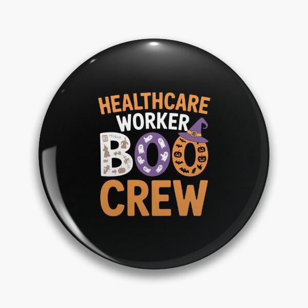 Item preview, Healthcare Worker Nurse Boo Crew Pumpkin Spooky Halloween designed and sold by HardcoreTour.