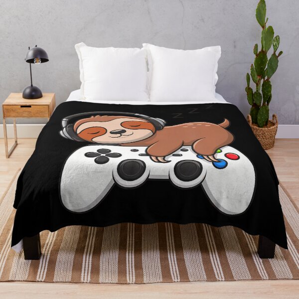 Item preview, Gamer Lazy Sloth Video Games Zoo Day Trip Boys Girls designed and sold by MarcellaTerri.