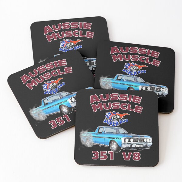 Item preview, Aussie Muscle Falcon XY and XW 351 V8 Super Roo Art designed and sold by Michael van der Hoorn.
