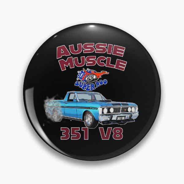 Item preview, Aussie Muscle Falcon XY and XW 351 V8 Super Roo Art designed and sold by Michael van der Hoorn.