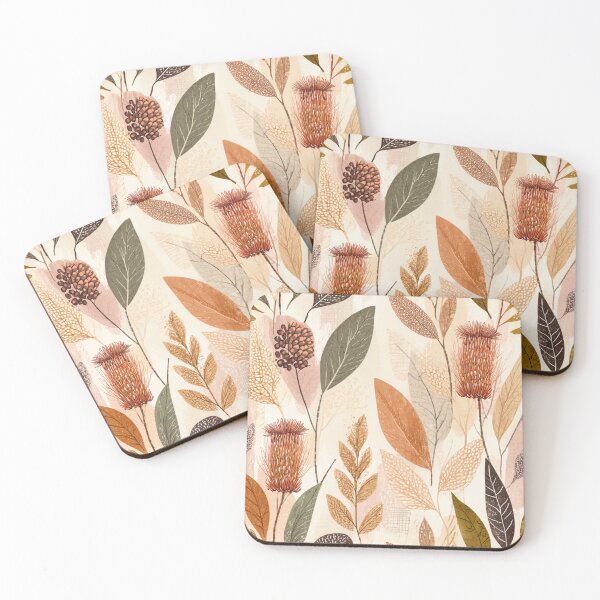 Item preview, Autumn Banksia Pattern — Fine Art Australian Botanical designed and sold by TroyTheTerrific.