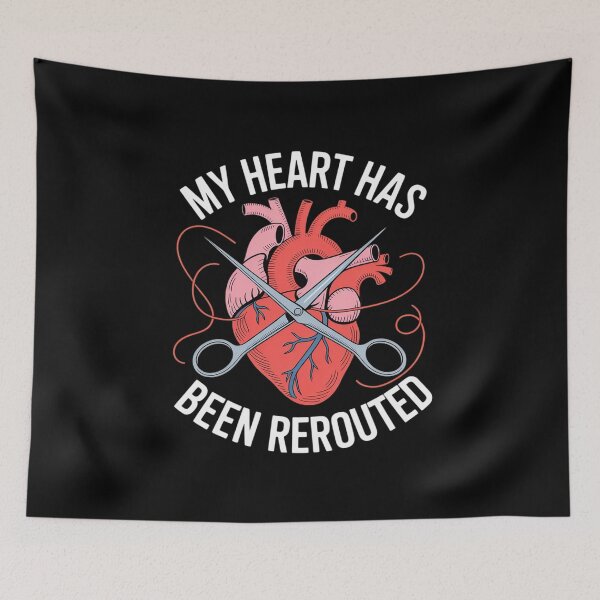 Item preview, Heart Surgery Patient Been Rerouted Men's Get Well designed and sold by ToggleBet.