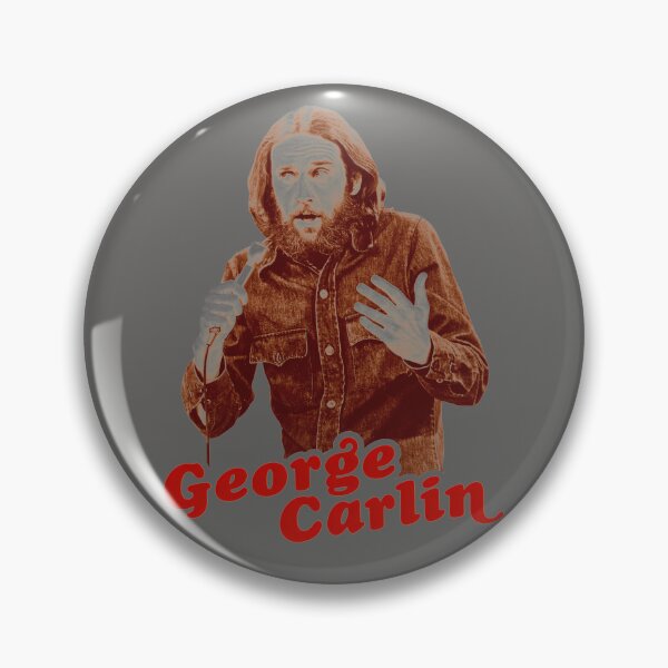 Item preview, RETRO GEORGE CARLIN SEPIA TRIBUTE designed and sold by IngoKirchner.