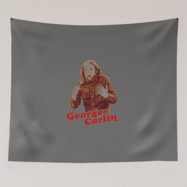 Item preview, RETRO GEORGE CARLIN SEPIA TRIBUTE designed and sold by IngoKirchner.