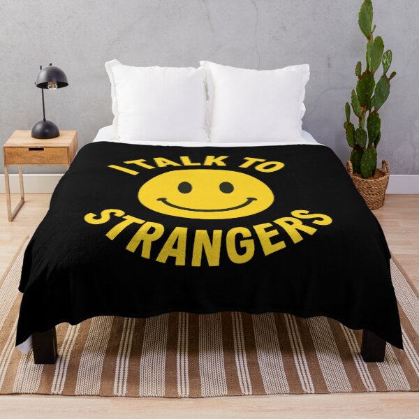 Item preview, I Talk to Strangers Smiley Face designed and sold by getpressedshirt.