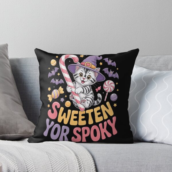 Item preview, Sweeten Yor Spoky Enchanting Halloween Kitten Witchcore designed and sold by TeamLequid.