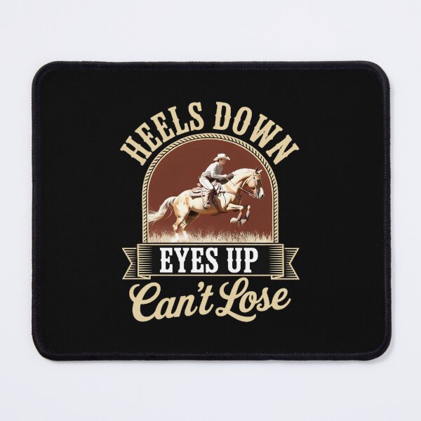 Item preview, Heels Down Eyes Up Can't Lose Eventing designed and sold by ToggleBet.