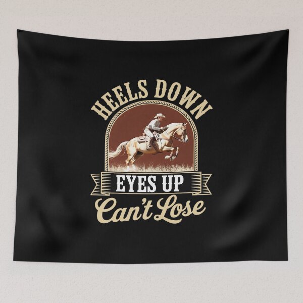 Item preview, Heels Down Eyes Up Can't Lose Eventing designed and sold by ToggleBet.
