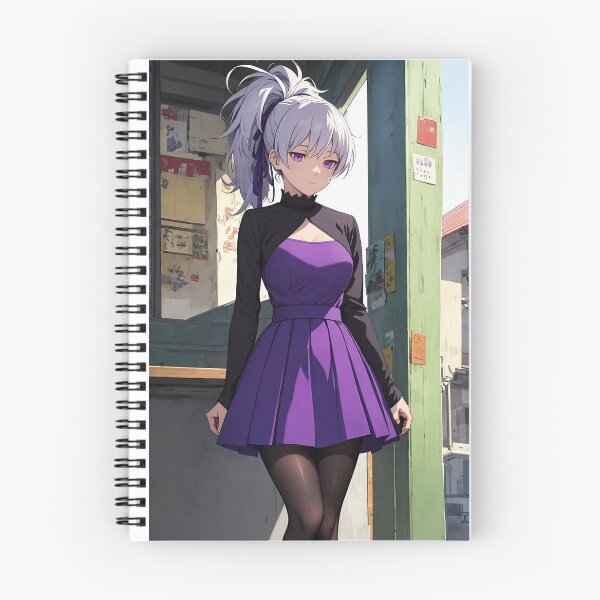 Item preview, Yin Darker Than Black Purple Dress Anime Art | Doll Contracter Mysterious Aesthetic designed and sold by iloveanimechibi.