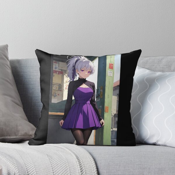 Item preview, Yin Darker Than Black Purple Dress Anime Art | Doll Contracter Mysterious Aesthetic designed and sold by iloveanimechibi.