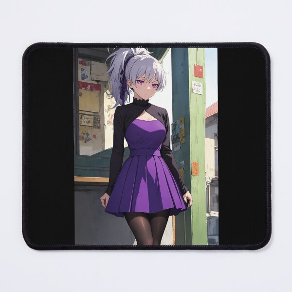Item preview, Yin Darker Than Black Purple Dress Anime Art | Doll Contracter Mysterious Aesthetic designed and sold by iloveanimechibi.
