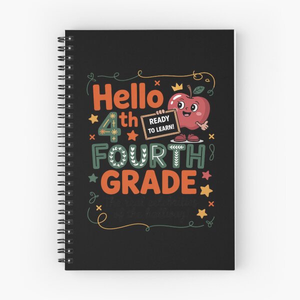 Item preview, Hello 4th Fourth Grade Back to School Teacher First Day designed and sold by ToggleBet.