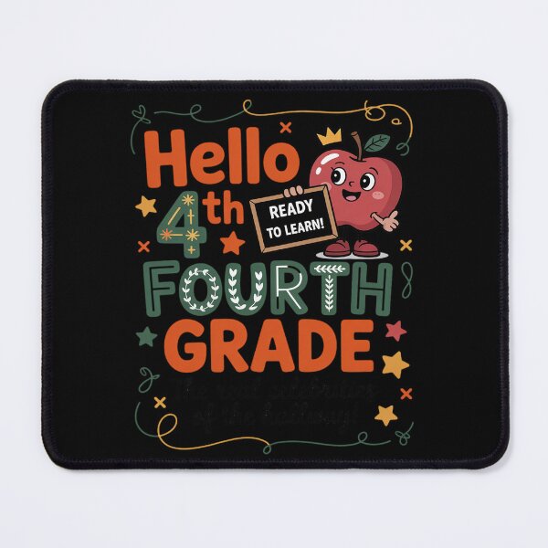 Item preview, Hello 4th Fourth Grade Back to School Teacher First Day designed and sold by ToggleBet.
