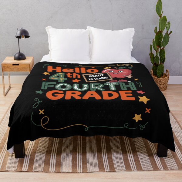 Item preview, Hello 4th Fourth Grade Back to School Teacher First Day designed and sold by ToggleBet.