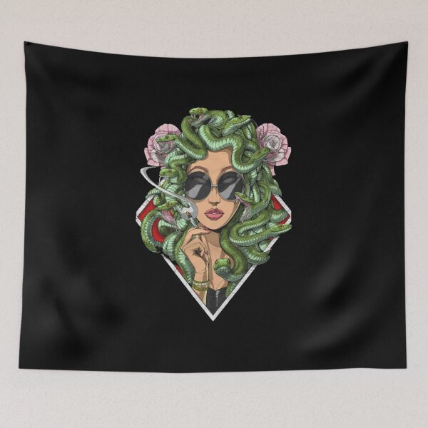 Item preview, Medusa Smoking Weed designed and sold by estellaken.