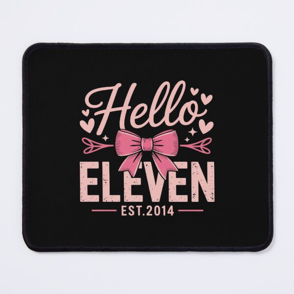 Item preview, Hello 11th Birthday 2014 Year Coquette Bow Bday Party Girl designed and sold by ToggleBet.