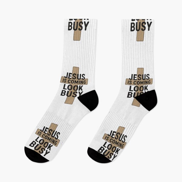 Item preview, JESUS IS COMING LOOK BUSY designed and sold by DomGDesign.