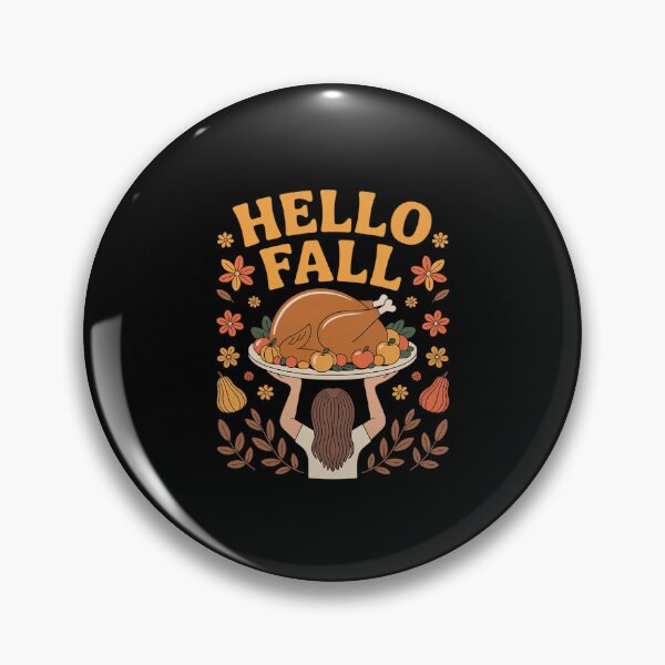 Item preview, Hello Fall Girl Riding Bicycle Autumn Turkey Thanksgiving designed and sold by ToggleBet.