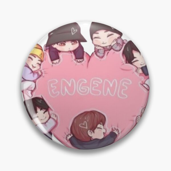 Item preview, ENGENE Heart Chibi Sticker – Cute K-Pop ENHYPEN Fan Art Design designed and sold by KryaArts27.
