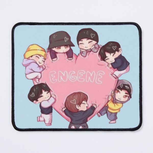 Item preview, ENGENE Heart Chibi Sticker – Cute K-Pop ENHYPEN Fan Art Design designed and sold by KryaArts27.
