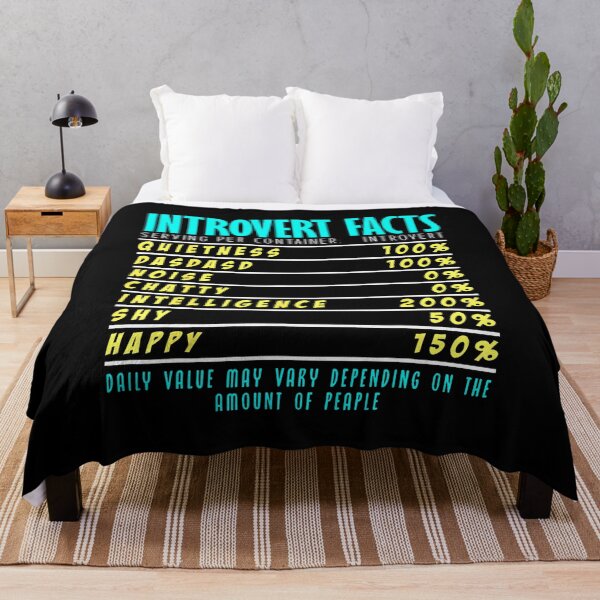 Item preview, Introvert Facts Chart Funny Quiet Humor Intelligence designed and sold by DeannaAntoin.