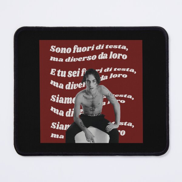 Item preview, Damiano David Italian Quote – Bold Minimal Aesthetic Art designed and sold by markelhovardt.