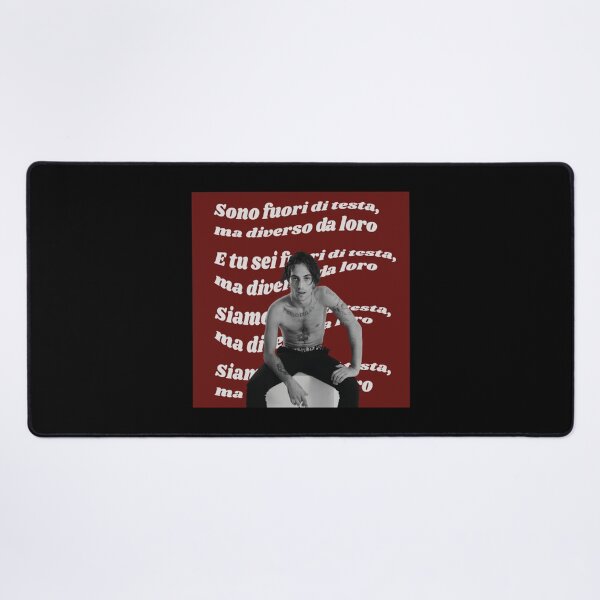 Item preview, Damiano David Italian Quote – Bold Minimal Aesthetic Art designed and sold by markelhovardt.