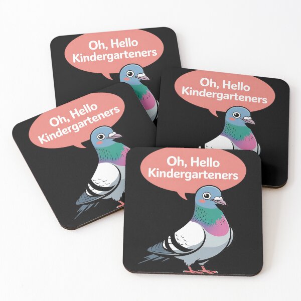 Item preview, Hello Kindergarteners Pigeon Teacher Back to School designed and sold by ToggleBet.