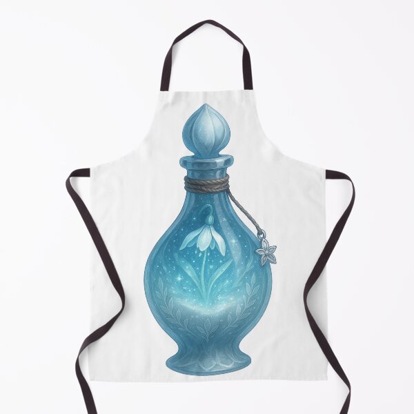 Item preview, Celestial Snowdrop Serum – Winter Blossom Healing Potion | Alche-Arts designed and sold by AlcheArtsStudio.