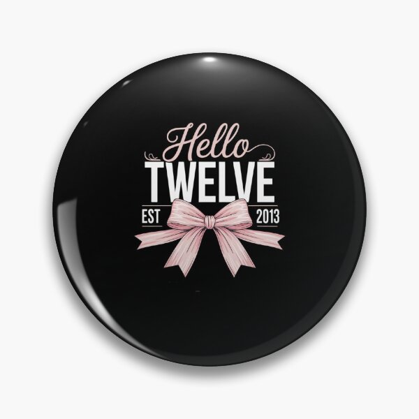 Item preview, Hello Twelve Est 2013 Coquette Bow 12th Birthday Girl designed and sold by ToggleBet.