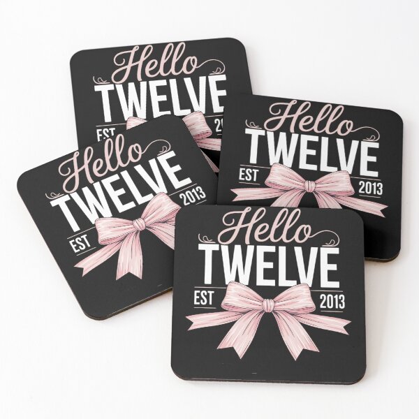 Item preview, Hello Twelve Est 2013 Coquette Bow 12th Birthday Girl designed and sold by ToggleBet.
