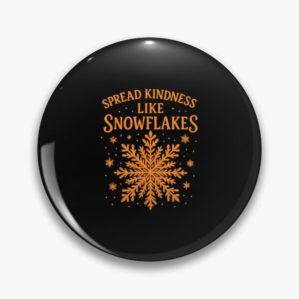 Item preview, Unity Day Orange Kindness Love Cute Snowflake Anti-Bullying designed and sold by LynneMarisa.