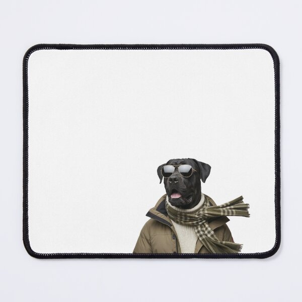 Item preview, Cane Corso Ski Dog Art | Alpine Winter Style designed and sold by slydawgstudio.