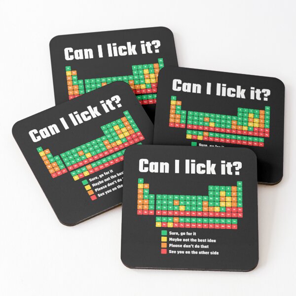 Item preview, Can I Lick It Periodics Table designed and sold by HuguesDelannoy.