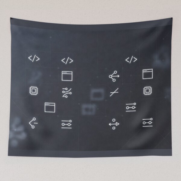 Item preview, Software Architecture Icons Dark Tech Network Design designed and sold by SplashTastic.
