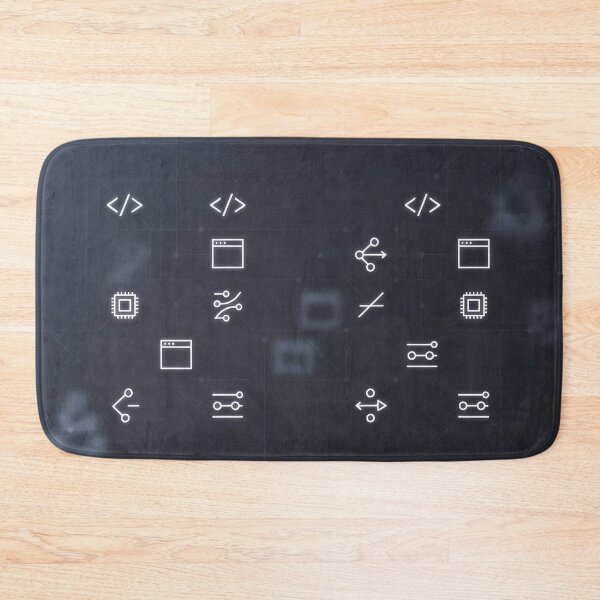 Item preview, Software Architecture Icons Dark Tech Network Design designed and sold by SplashTastic.