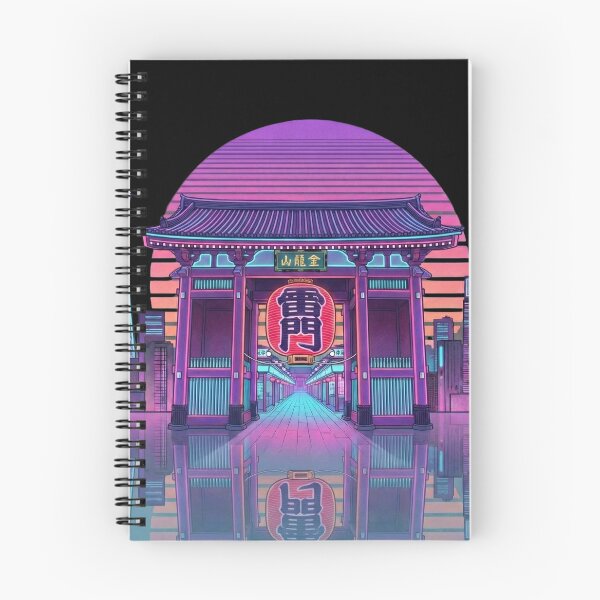 Item preview, Neon Asakusa Thunder Gate Cyberpunk designed and sold by treasurestockjp.