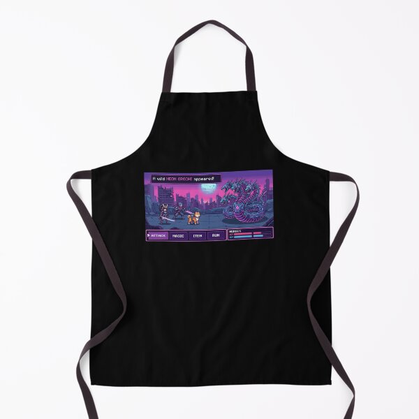 Item preview, Neon Orochi RPG Boss Battle Pixel Art designed and sold by treasurestockjp.