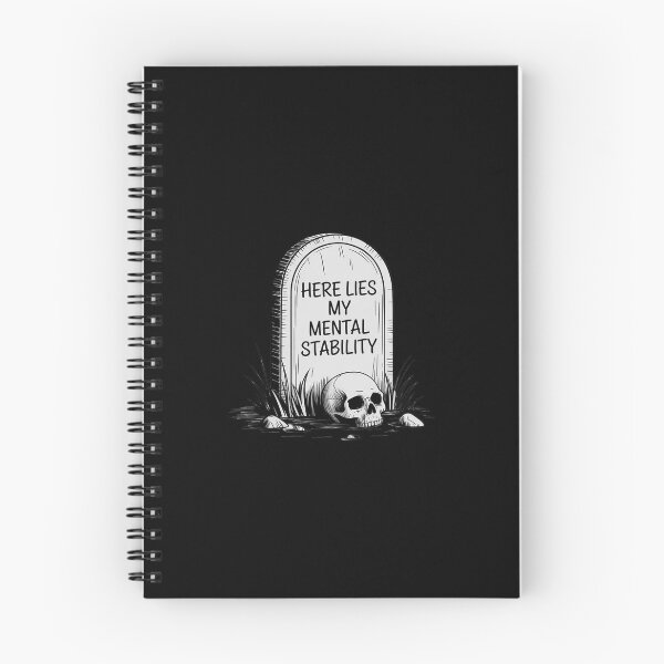 Item preview, Here Lies My Mental Stability designed and sold by BubblePancake.
