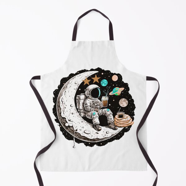 Item preview, Cosmic Coffee Break – Man Relaxing in Space designed and sold by Fouziaart08.