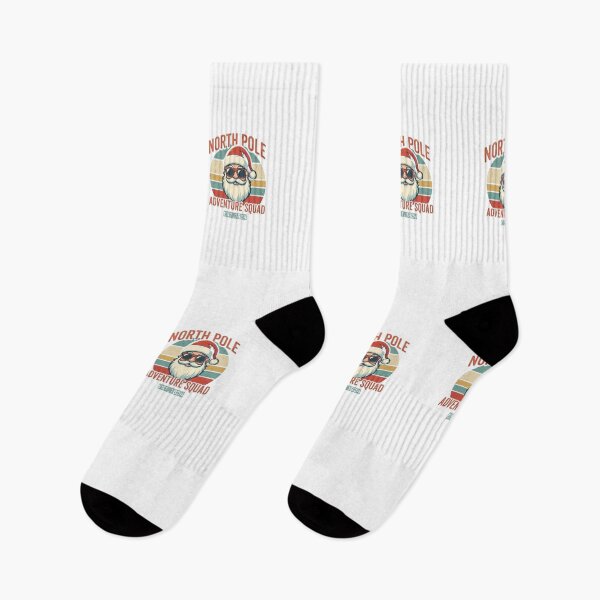 Item preview, North Pole Adventure Squad | Retro Sunset Santa Vintage Christmas Design designed and sold by RogueWeave.