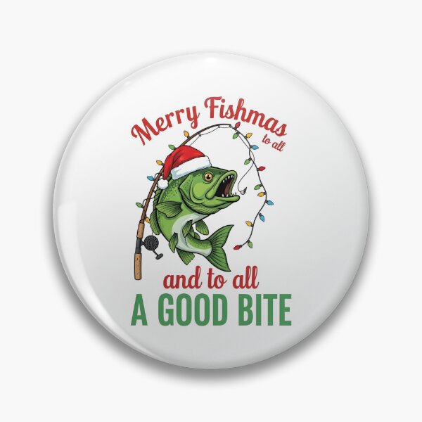 Item preview, Merry Fishmas to All Fishing Fisherman's Funny Christmas designed and sold by BakeryDozen.