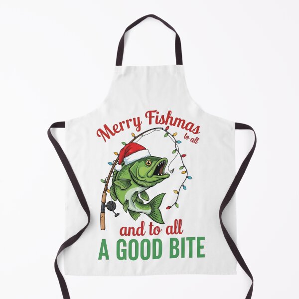 Item preview, Merry Fishmas to All Fishing Fisherman's Funny Christmas designed and sold by BakeryDozen.
