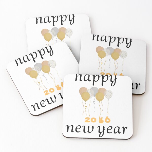 Item preview,  Happy New Year Balloons – Festive Celebration design designed and sold by AyaCorner.