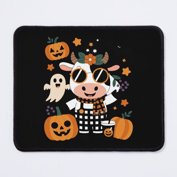 Item preview, Highland Cow Spooky Cute Halloween Ghost Pumpkin Fall designed and sold by BubblePancake.