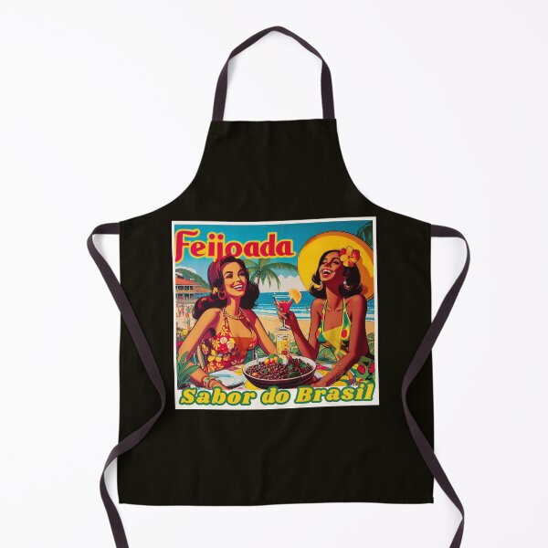 Item preview, Feijoada – Sabor do Brasil | Retro Brazilian Beach Girls designed and sold by SHELOPS.