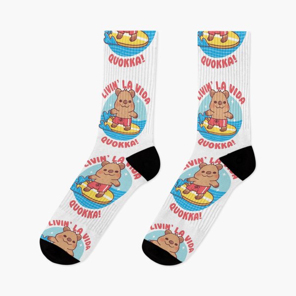 Item preview, Cute Surfing Quokka Livin La Vida Quokka Funny designed and sold by rustydoodle.